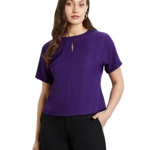 Women's Desk-to-Dinner' Crop Top (Relaxed Fit | Stylish)